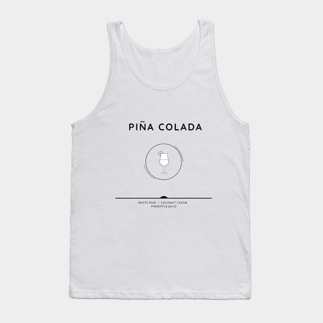 Pina Colada Tank Top by Booze Logic